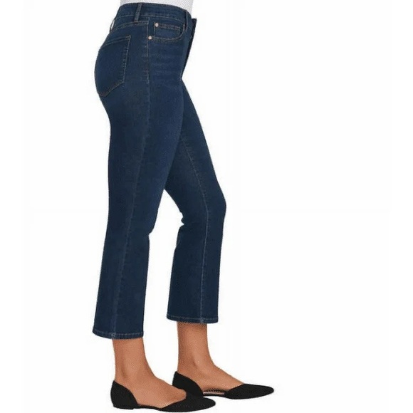 NWT Chaps Jeans Mid Rise Crop Kick - Picture 2 of 3